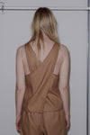 BASERANGE Skirt Top TOAP-WS-000 Bath Brown